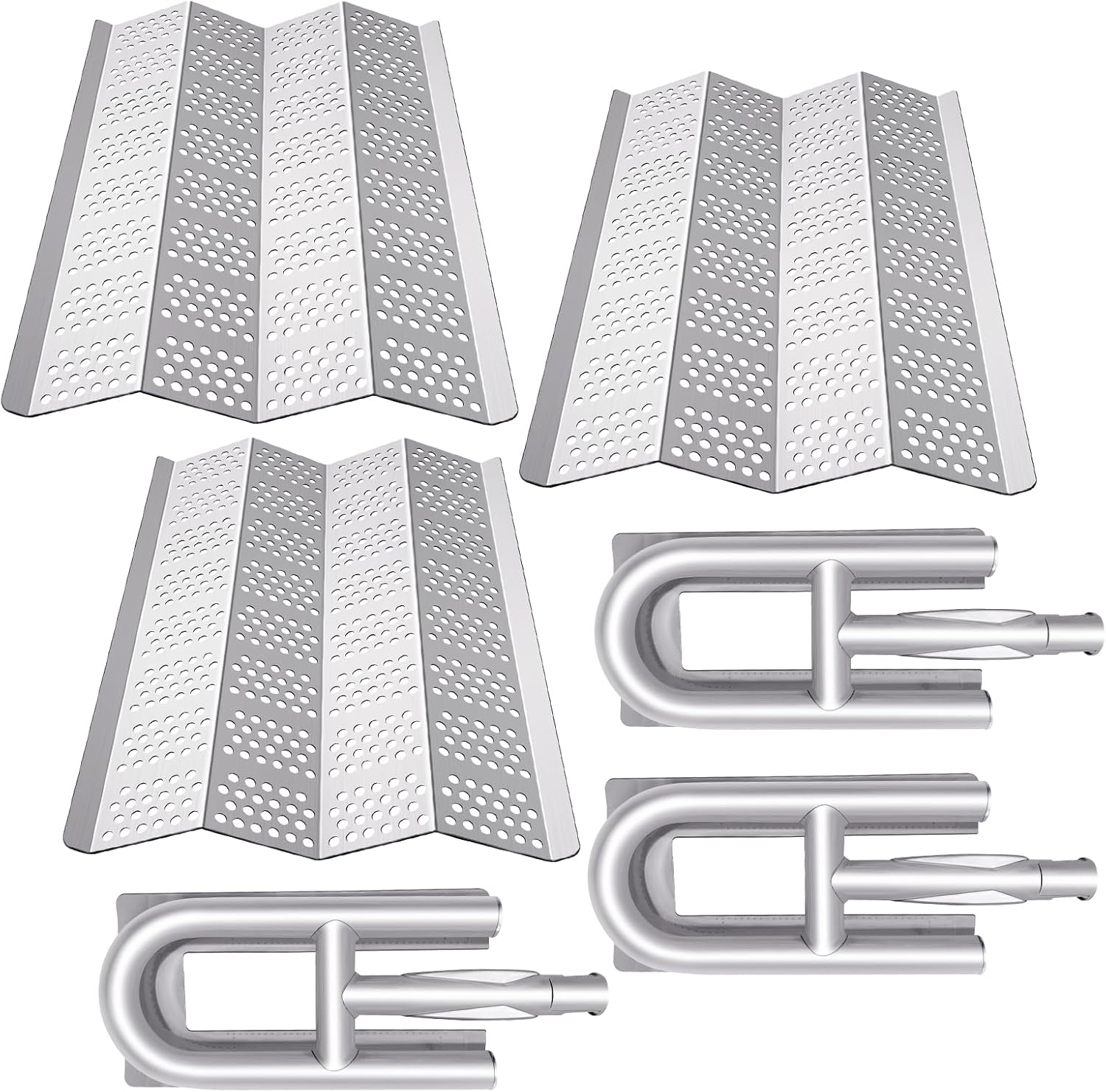 Grill Heat Shield Heat Plates Grill Burners for Outdoor Outdoor Kitchen Concepts OK2000, OK3000, OK4000, Calise Grill, Lucullan MR3000, MR4000, Burner Cover Gas Grill Replacement Parts