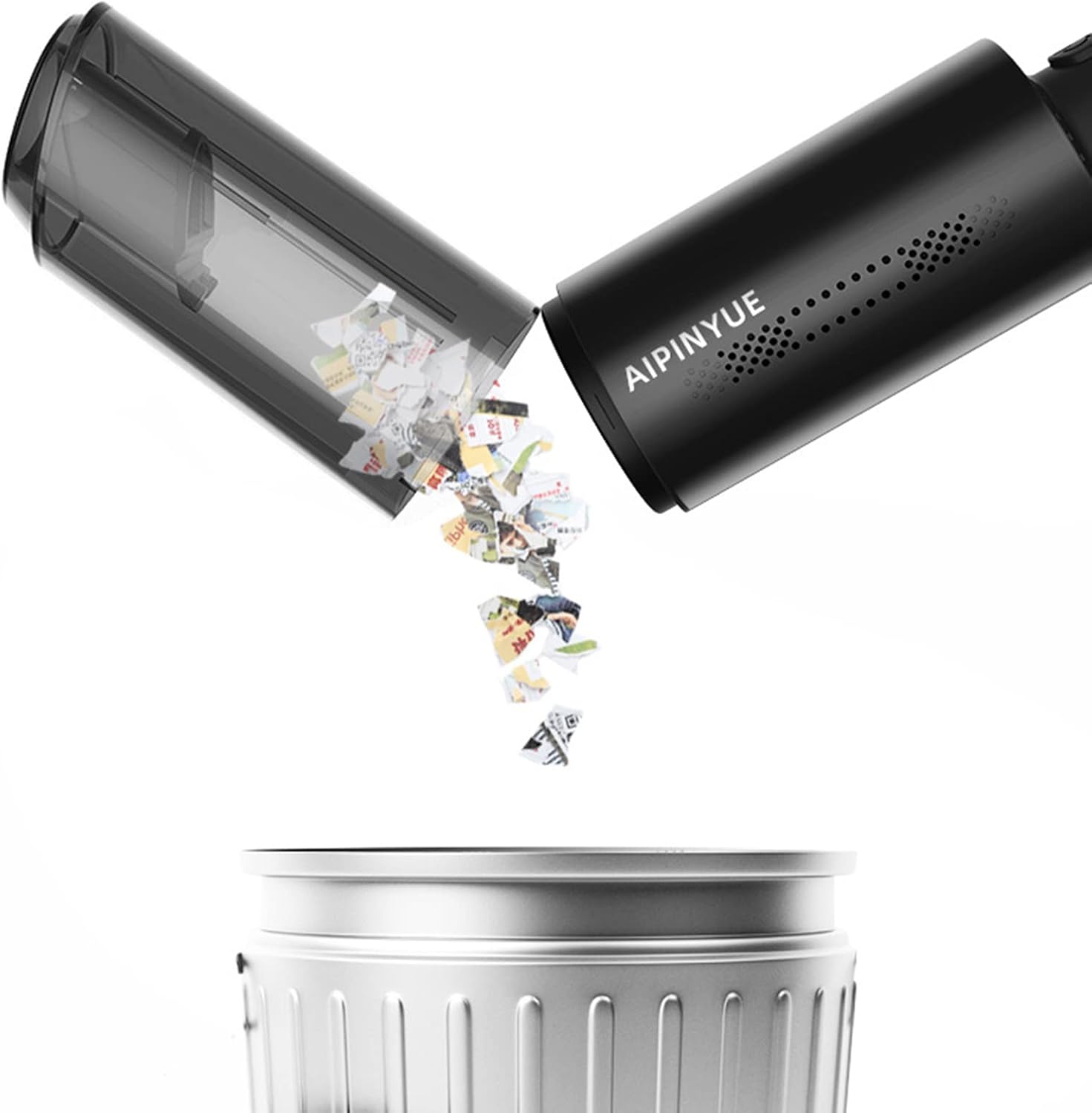 Car Vacuum Cleaner Portable Handheld Mini Vaccuum for Vehicle High Power Dual Use in Car and Home,Black,Wireless