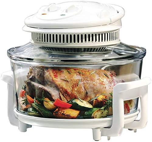 Electric Air Fryer Turbo Convection Oven Roaster Steamer,Halogen Oven Countertop Great for French Fries & Chips