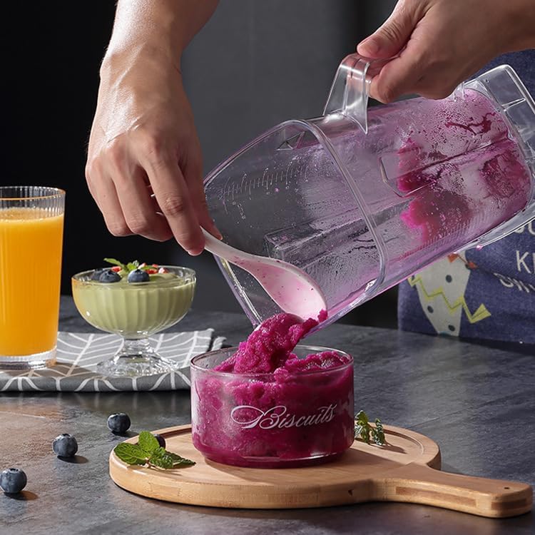 Generic Kitchen multi-functional mixer Household 2L large capacity 1800w electric food machine performance wall breaking machine, Minor, Red