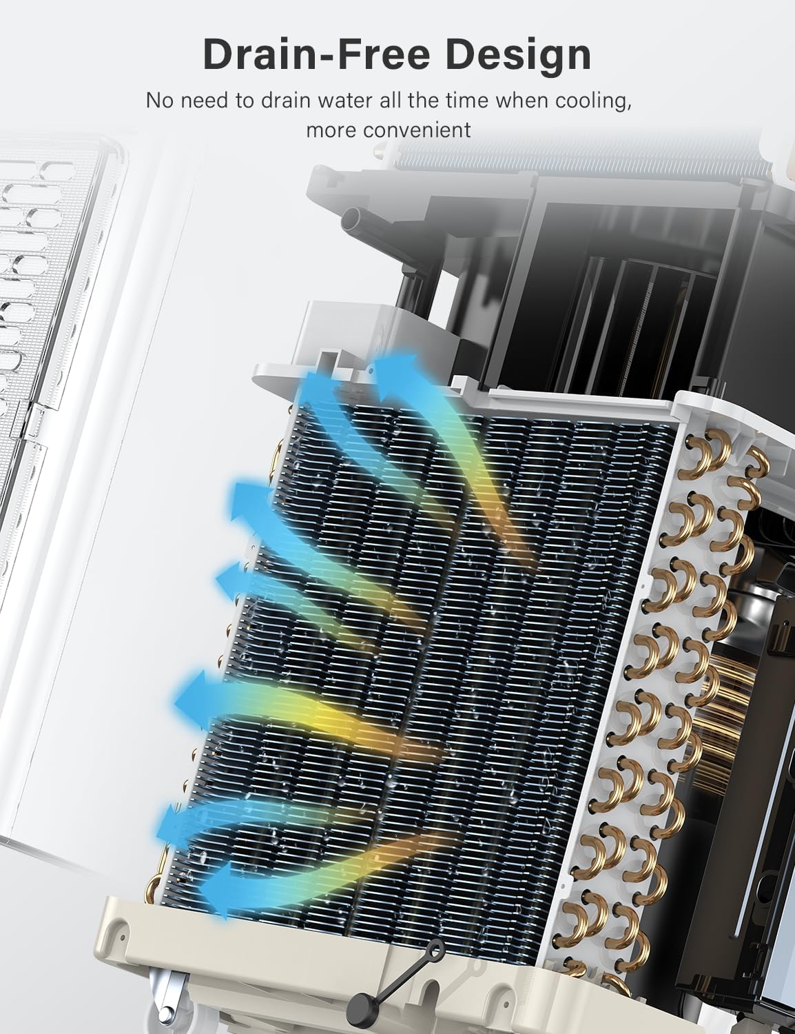 Portable Air Conditioners, 8,000 BTU AC Unit for Bedroom with 4 Modes Cooling/Dehumidifier/Fan/Sleep, Up to 300 sq.ft, 45db Quiet, 24H Timer & Remote, Portable AC Unit for Room Indoors