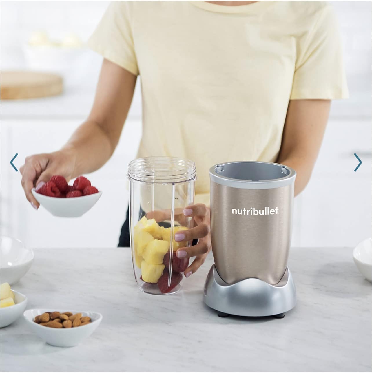NutriBullet Pro 900-Watt Hi-Speed Blender/Mixer Twist and Blend 9-Piece Set