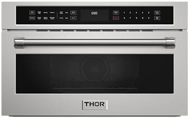 Thor Kitchen 30 Inch Built-In Air Fry Microwave Oven with Drop-Down Door