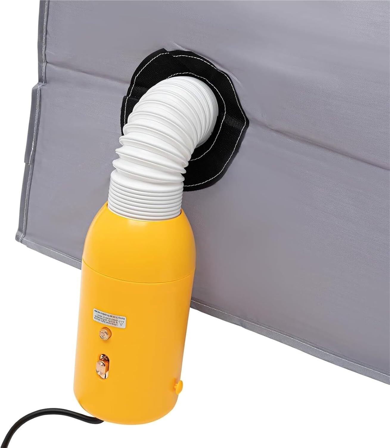 Portable Cloth Dryer, Multifunctional Small Dryer Machine, Fast-Drying Machine with Adjustable Timer, Travel-Friendly Mini Dryers for Apartments RV and Travel Outdoor(Yellow)