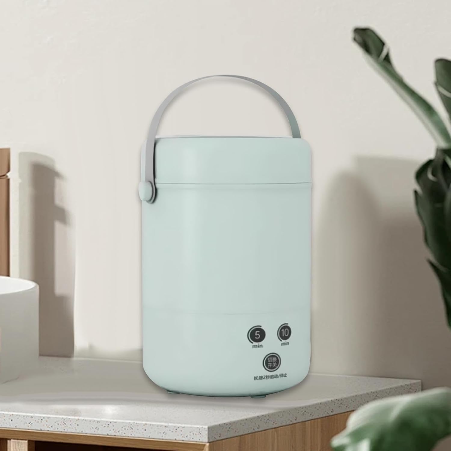 Mini Washing Machine Bucket Washer Portable Space Saving Washer for Clothing, Underwear for Apartment Personal Dormitory, green