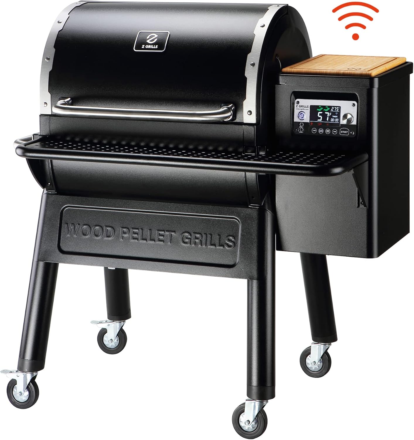 Z GRILLS Wood Pellet Grill and Smoker with WIFI Smart Home Technology, PID Controller, 709 sq. in, Black