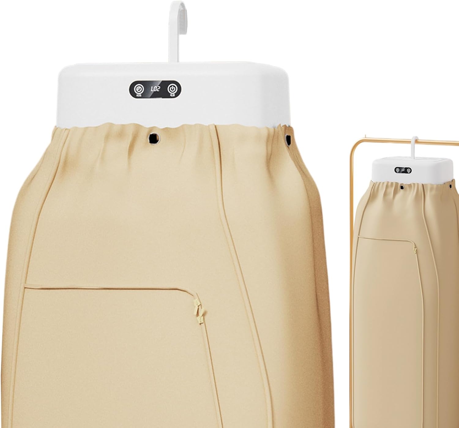 Portable Clothes Dryer, Folding Drying Machine, Compact Laundry Unit, Built-In Timer Function, Dust-Proof Cover, Space-Saving Frame, Quick Dry, Easy Storage, Low Noise, Perfect for Dorm, Apartment