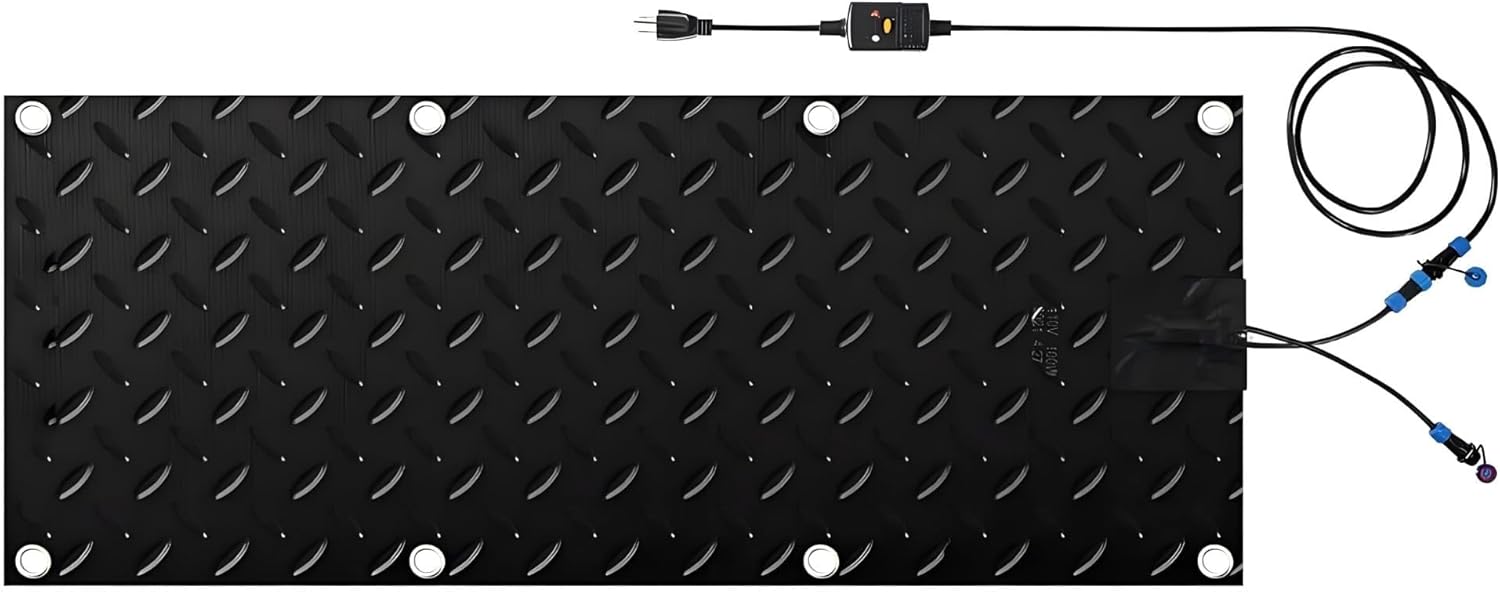 Heated Walkway Snow Melting Mats,12/15.7/20/23.6in Width Heated Snow Melting Mats for Entrances,Heated Mats for Winter Snow Removal, for Winter Outdoor Stairs, Steps, Doorways(30x60cm/(12x24in