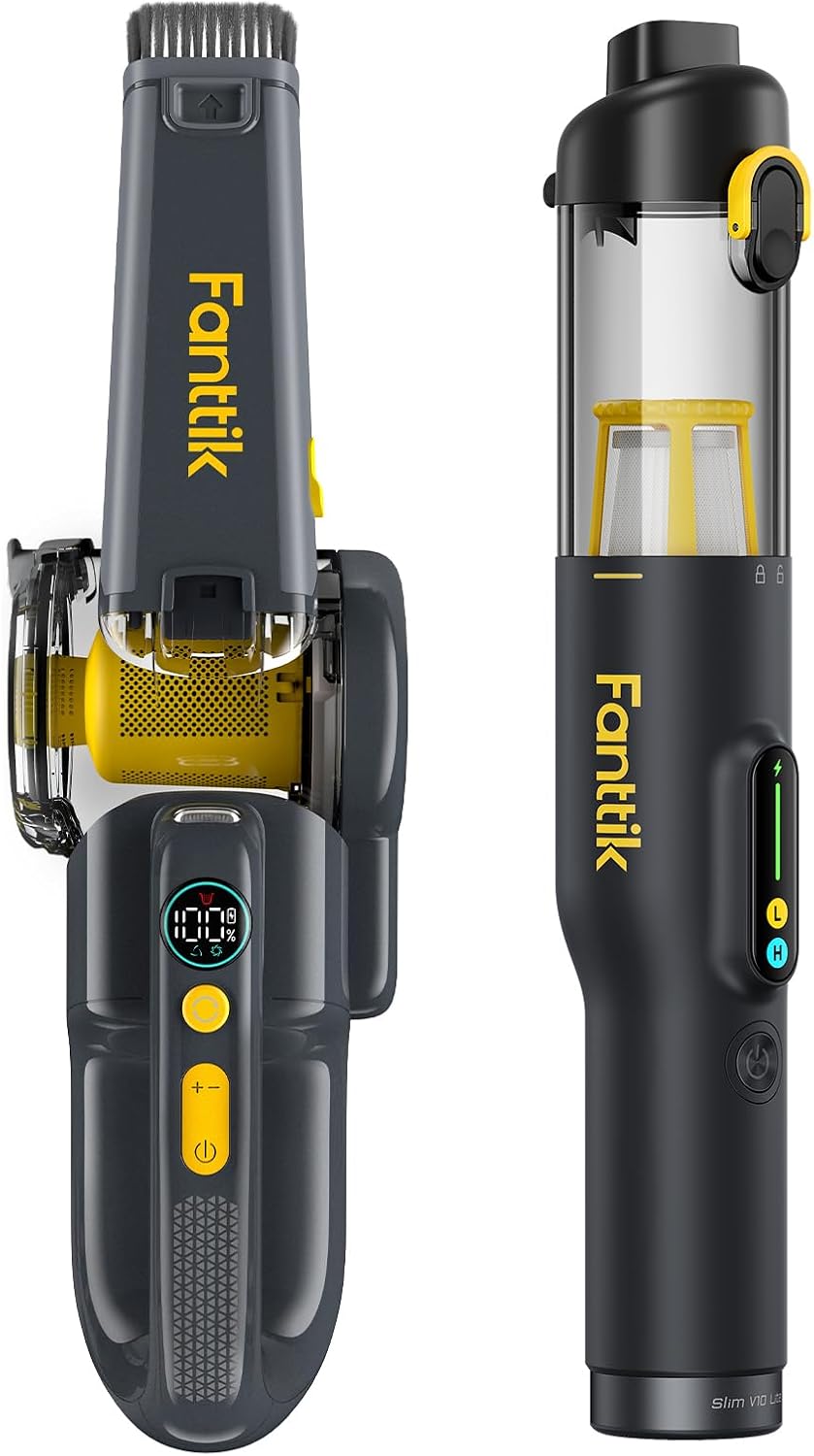 Fanttik Fold V10 Ultra Deluxe Handheld Vacuum Slim V10 Lite Cordless Handheld Vacuum