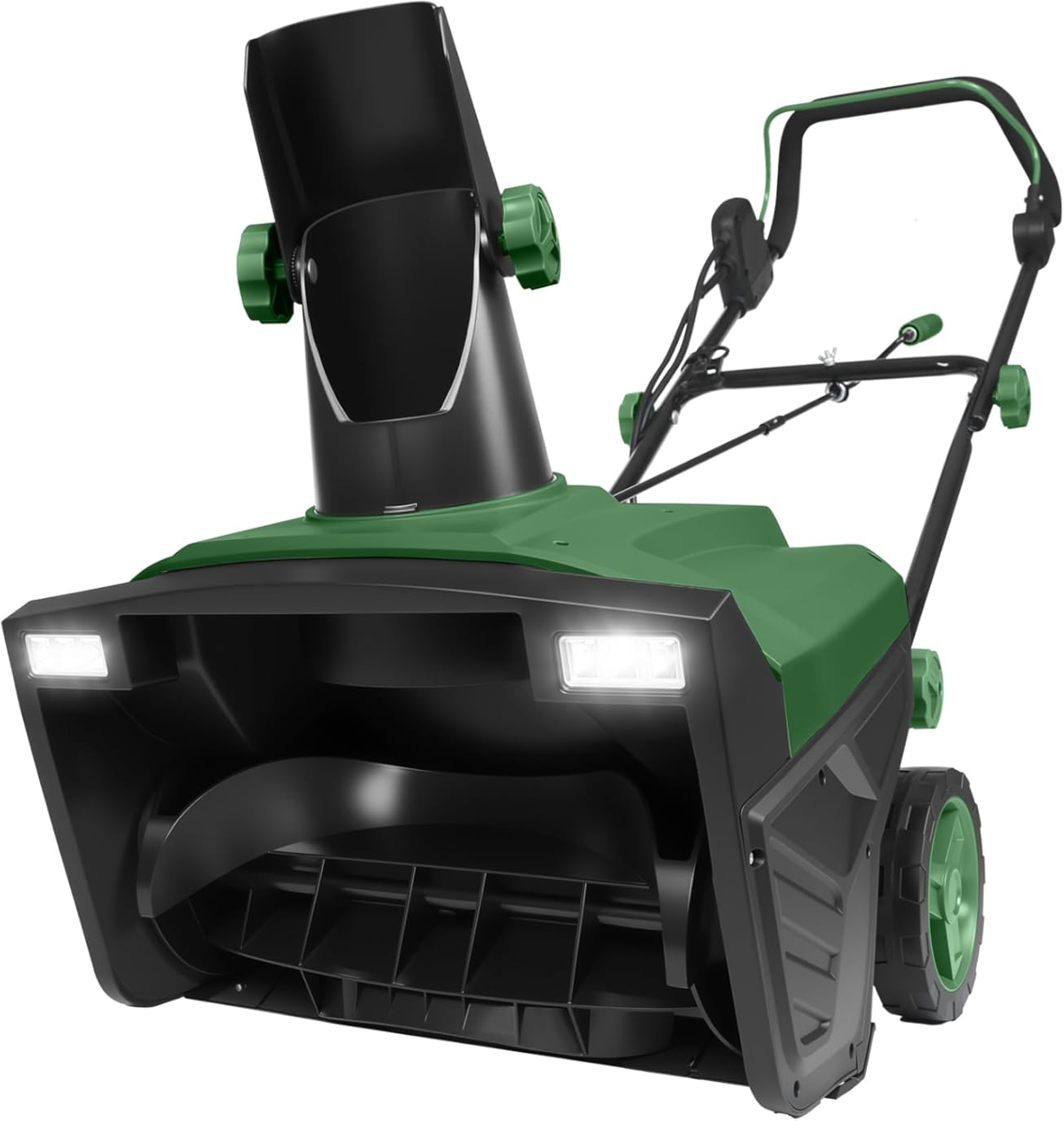 20-Inch Electric Snow Blower, 15A Corded Snow Thrower with 30ft Throwing Distance, 10