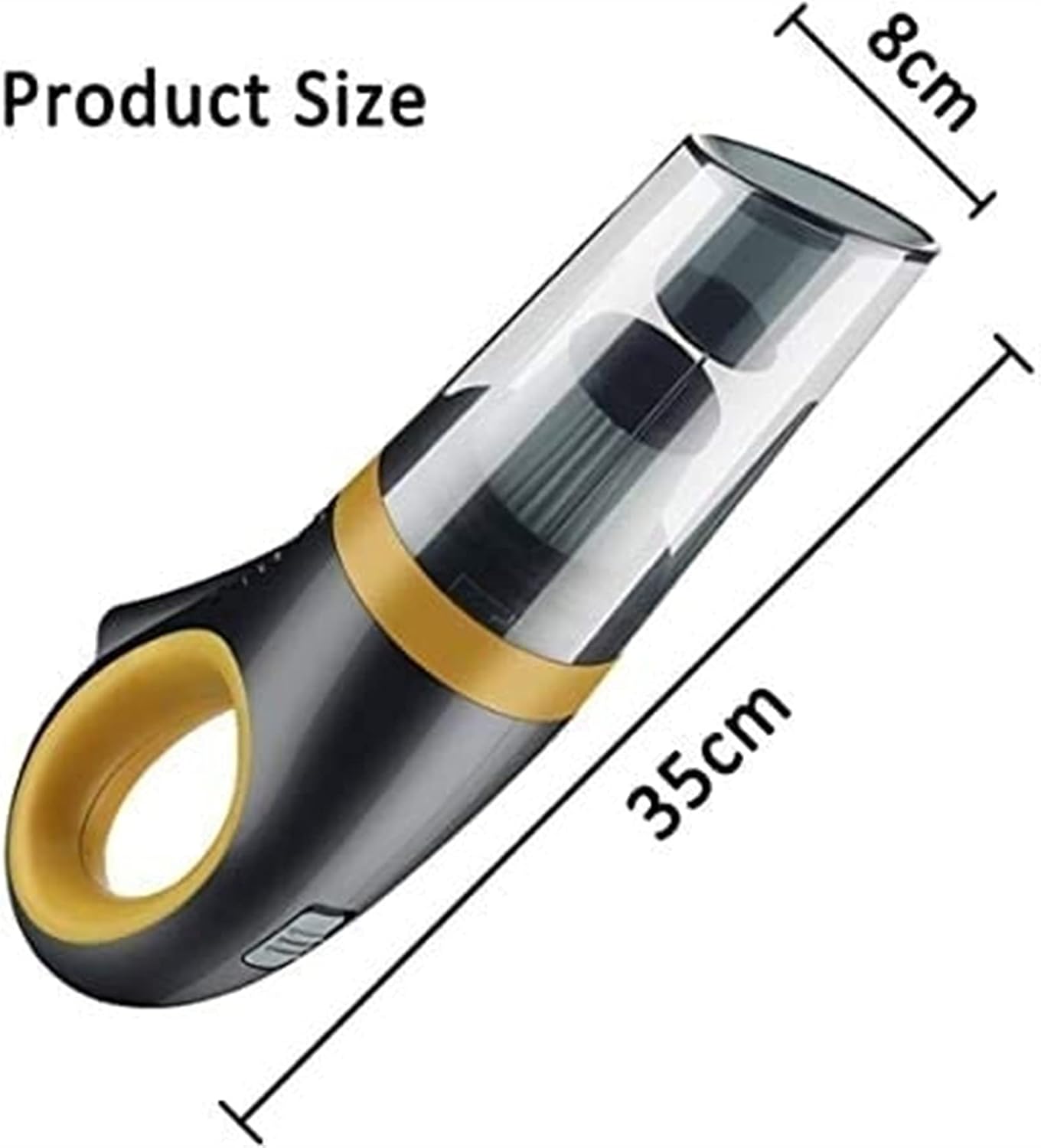 Handheld Vacuum, Vacuum Handheld Cordless with 6000Pa Strong Suction, Handheld Vacuum Cordless for Home and Car Cleaning, Portable dustbuster Hand Vacuum for Pet Hair, Dust, Gravel Cleaning