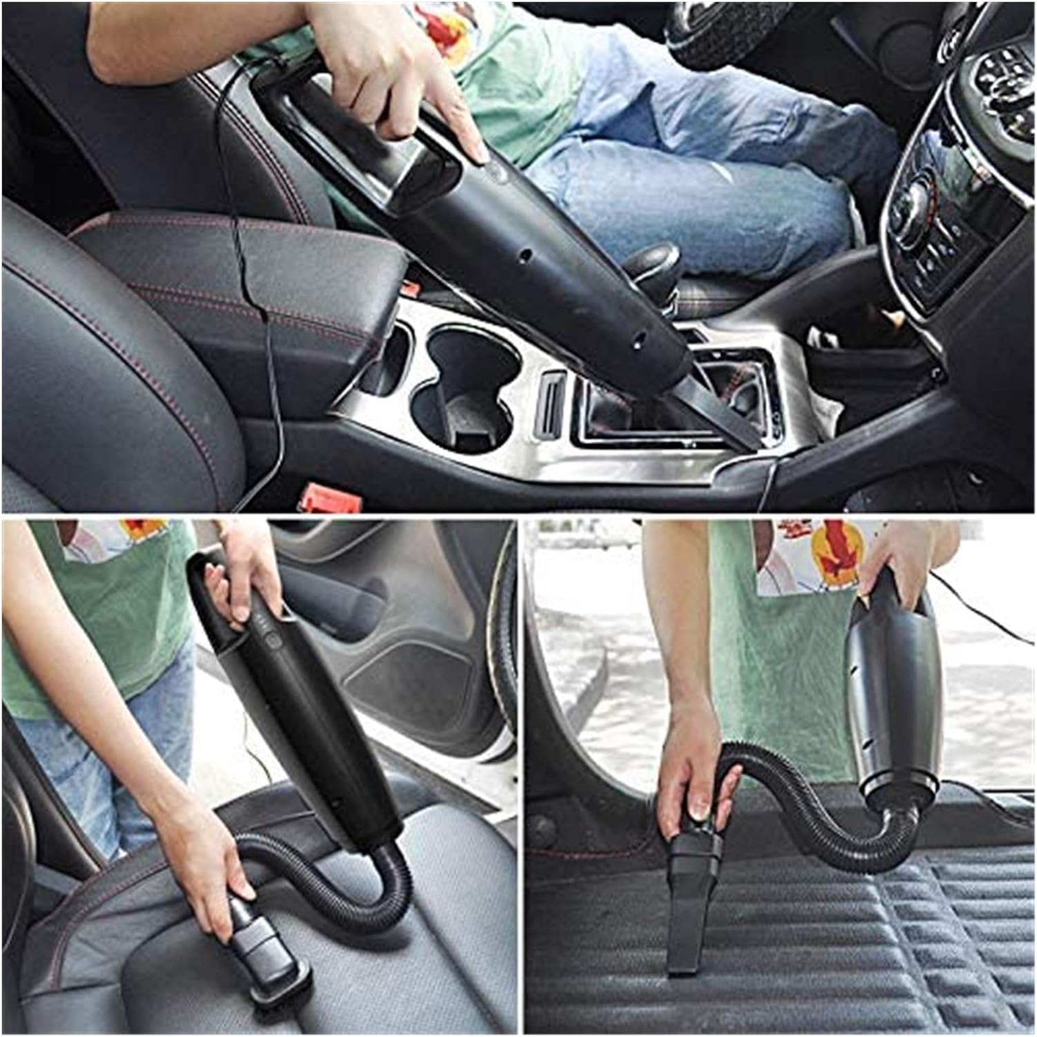 Handheld Vacuum Cleaner Cordless Portable Hand Held Vacuum with Strong Suction Car Vacuum Cleaner Powered by Rechargeable Li-ION Battery for Pet Hair Home and Car Cleaning