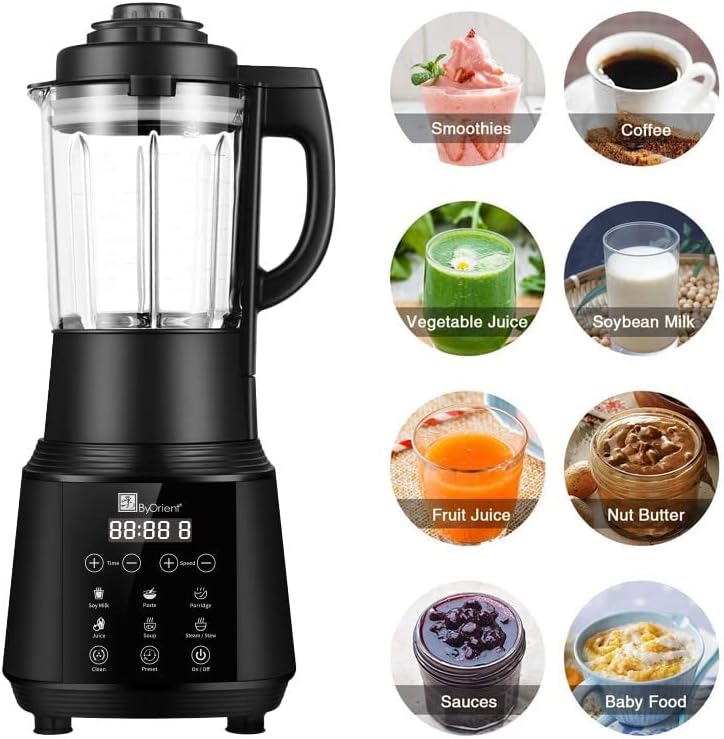 BO-HB61 Tempered Glass Heating Blender