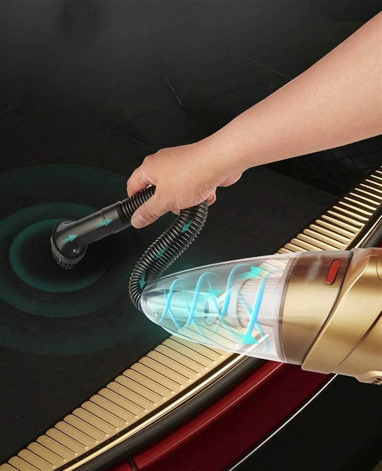 Handheld Vacuum, Cordless Handheld Vacuum, 4000PA Portable Hand Vacuum Cleaner, Home, and Car Cleaning Vacuum Cleaner