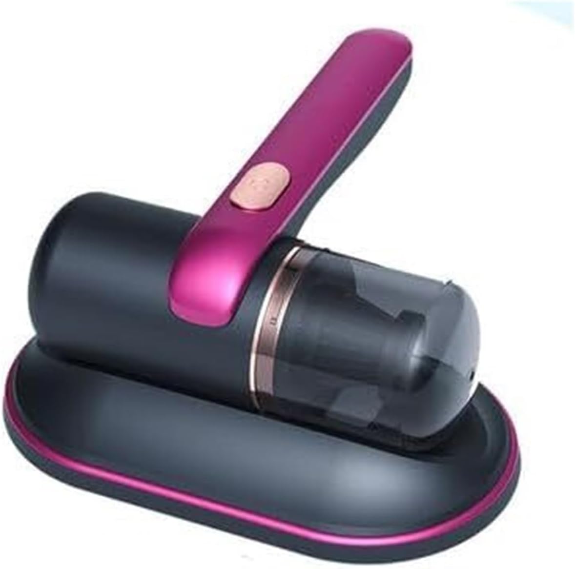 Household High-Frequency Strong Removal Instrument, 10Kpa Low NoiseHandheld Deep Mattress Vacuum Cleaner, Double Beat Cordless Dust Vacuum Remover Cleaning Machine for Pillows Sofas (Color : Purple)