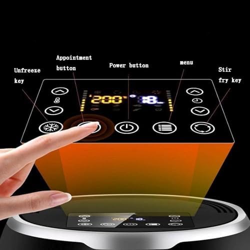oven mini oven air fryer oven Small Air Fryer, Air Fryer, Oilless Electric Cooker with Cooking Functions, LCD Digital Touch Screen with Precise Temperature Control, Nonstick Basket, 1500W, Small Air
