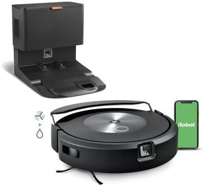 Refurbished iRobot Roomba Combo J7+ Paired with Alexa or Google Assistant Robot Vacuum and Mop