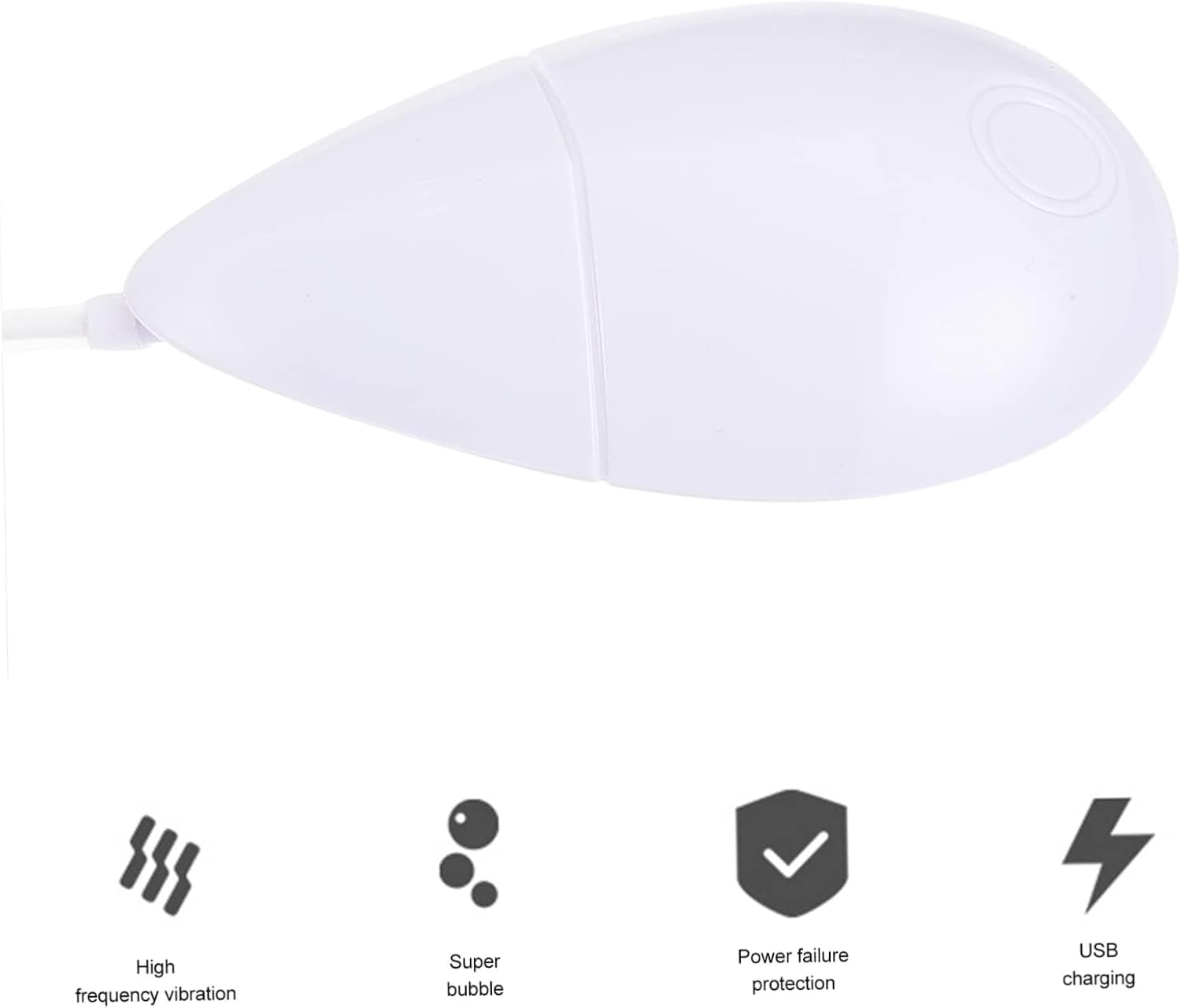 Mini Portable Washer Abs Ultrasonic Bubble Washing Machine for Efficient Laundry Cleaning for Vegetables, Fruits, Underwear Travel Use