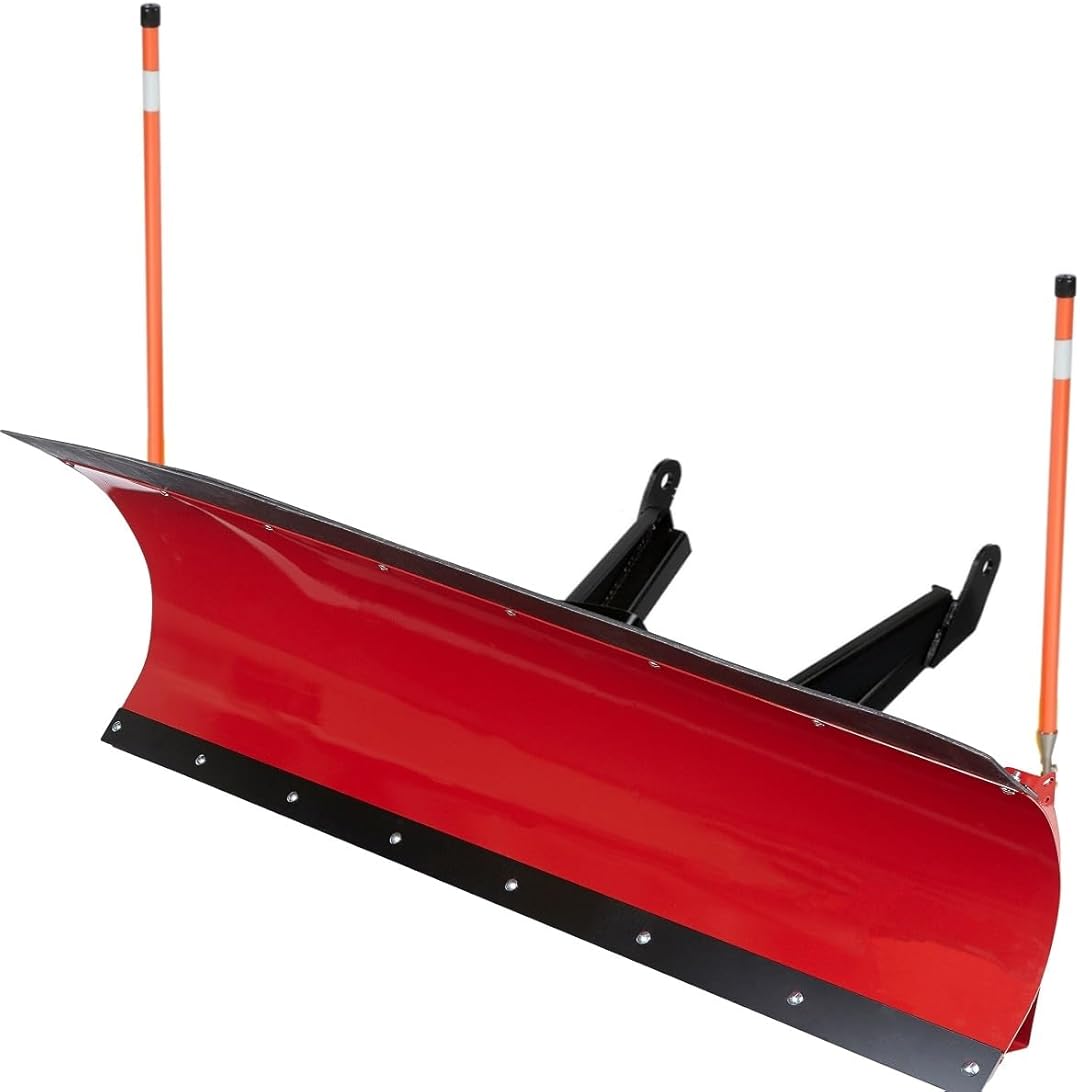 MotoAlliance 72 inch DENALI Pro UTV Snow Plow Kit w/Hydroturn in RED - Older Kubota 400/500/900/1100 - see listing fitment