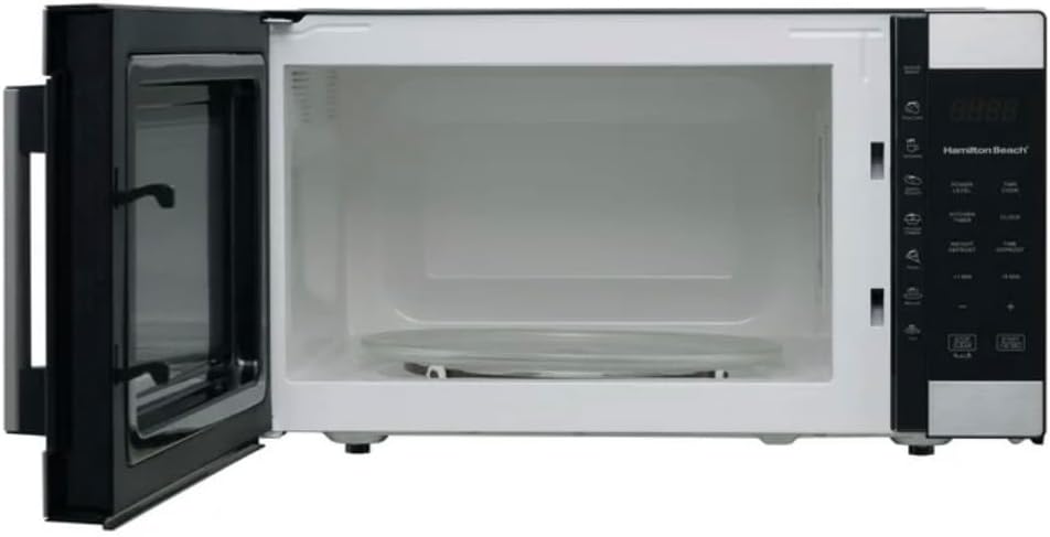 1.6 Cu ft Sensor Cook Countertop Microwave Oven in Stainless Steel, New