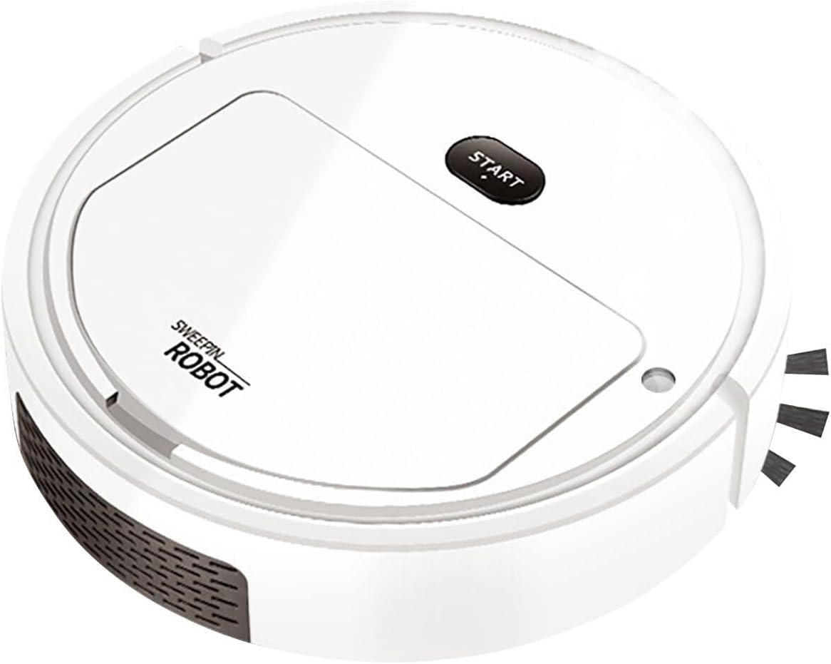 Robot Vacuum Cleaner With Spray Humidifier, 2 In 1 Spray Humidifier Vacuum Cleaner, Intelligent Robotic Vacuum With Humidifier Spray, Household Sweeping Machine For Pet Hair, Hard Floors, Carpets ( Co