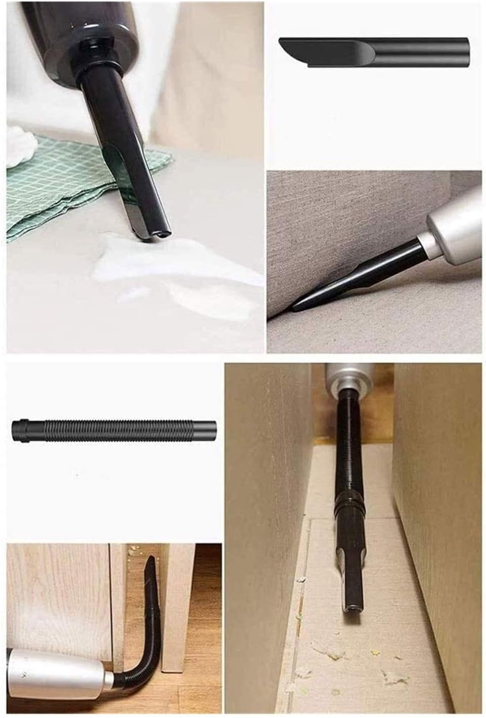 Handheld Vacuum Car Vacuum Cleaner 4KPA Suction Hand Vacuum Portable Quick Charge Wet/Dry Handheld Vacuum Mini Vacuum for Home and Car