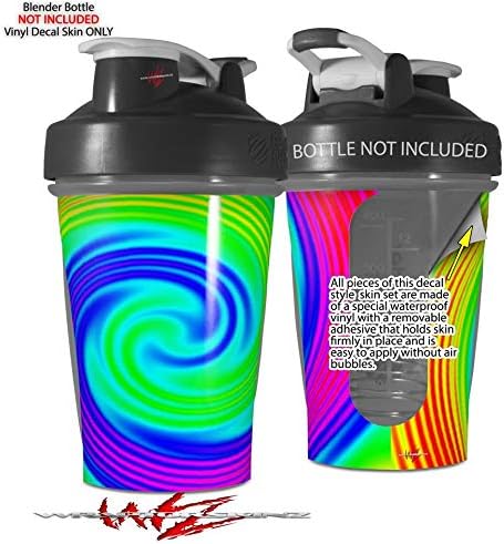Decal Style Skin Wrap works with Blender Bottle 20oz Rainbow Swirl (BOTTLE NOT INCLUDED)