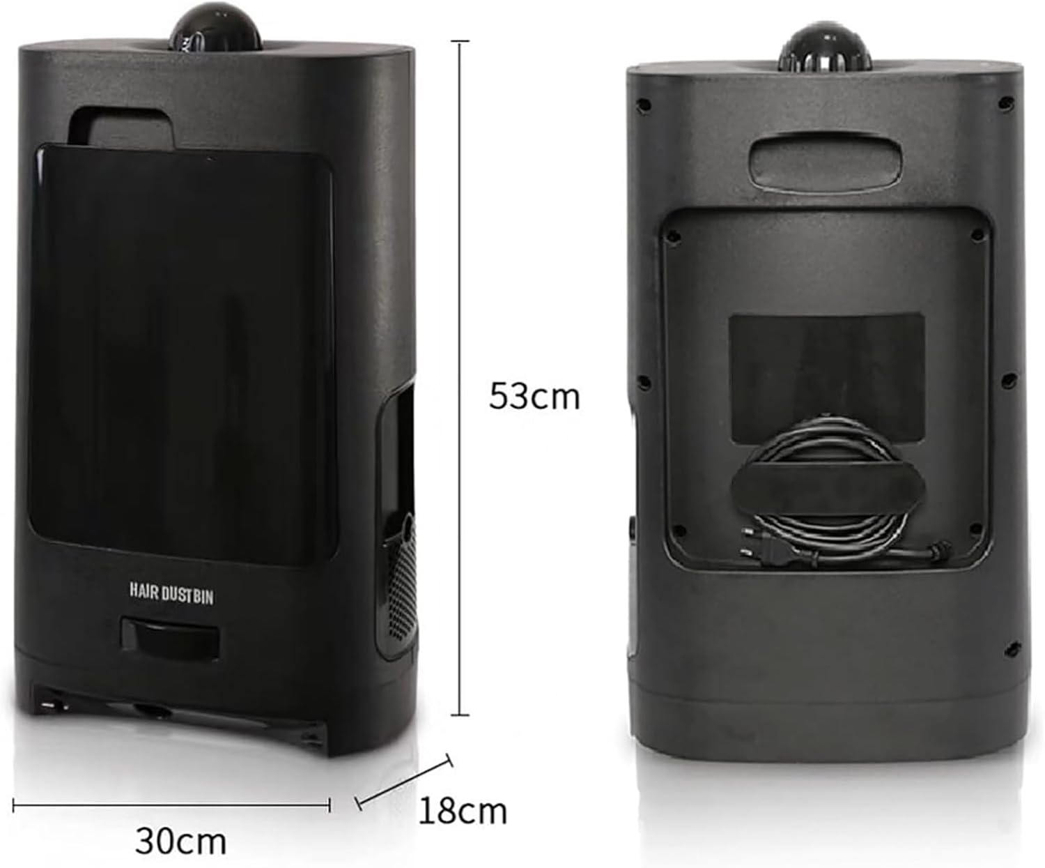 Electric Hair Salon Dustbin, Canister Vacuum Cleaner Trash Can, 2.7L Touchless Stationary Vacuum Cleaner, with Air Outlet Filter, for Hair Salon