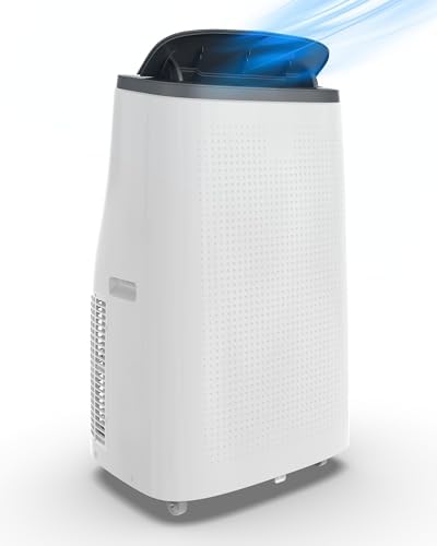 GAOMON 14000 BTU Portable Air Conditioner with Dehumidifier, Remote Control, 24Hour Timer, Sleep & Fan Mode, Cool Rooms up to 550 Sq.Ft