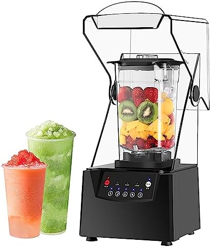 Commercial Blender for Smoothies & Ice Crushing, 2L Electric Stand Mixer with 17,000 RPM Blades, 5 Presets, Soundproof, Quiet Kitchen Machine for Home & Professional Use