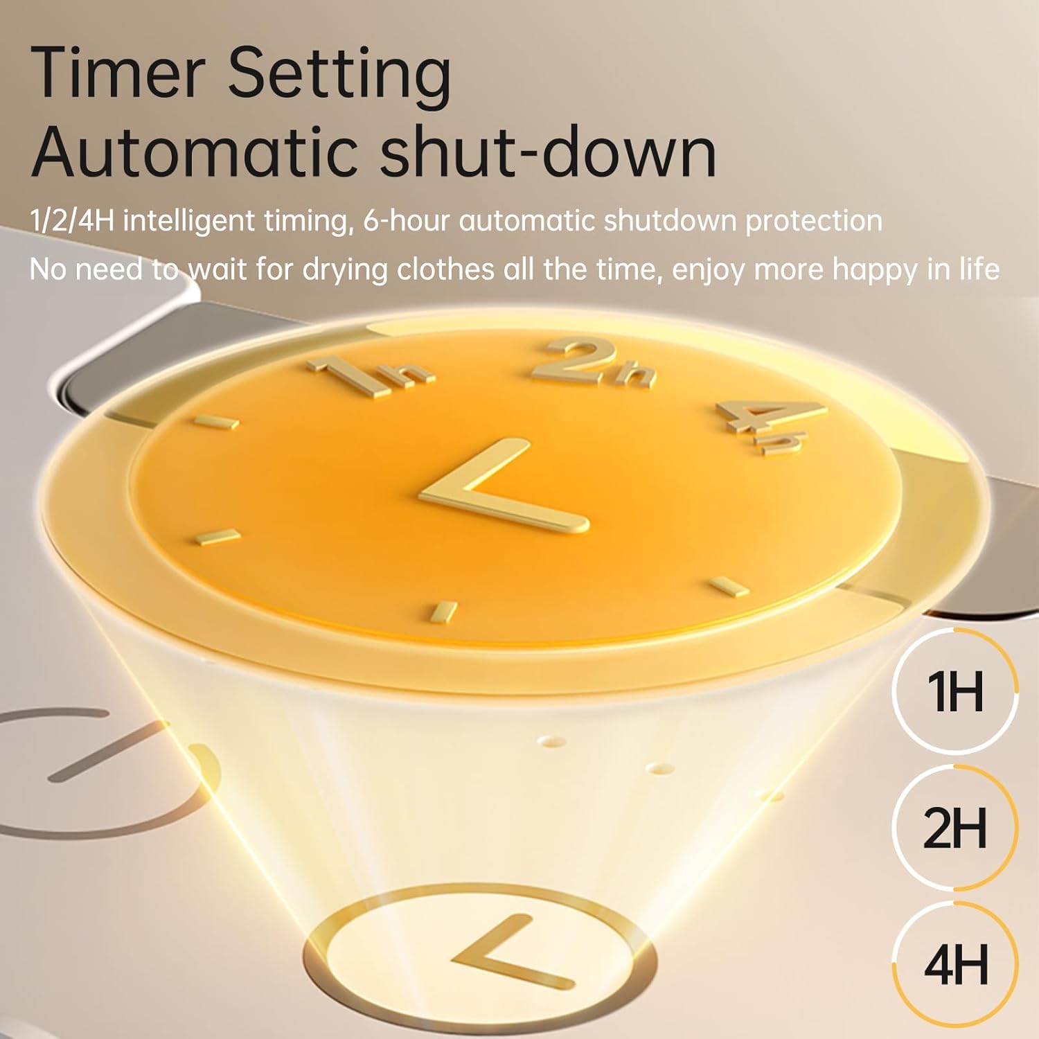 Yulisa 3.5Cu Ft Portable Clothes Dryer,22LB Capacity with Traceless & Folding Hooks,Dual Heat Modes for Delicates/Jeans,Energy Efficient Foldable Dryer for Small Spaces,Apartments,Travel,RV