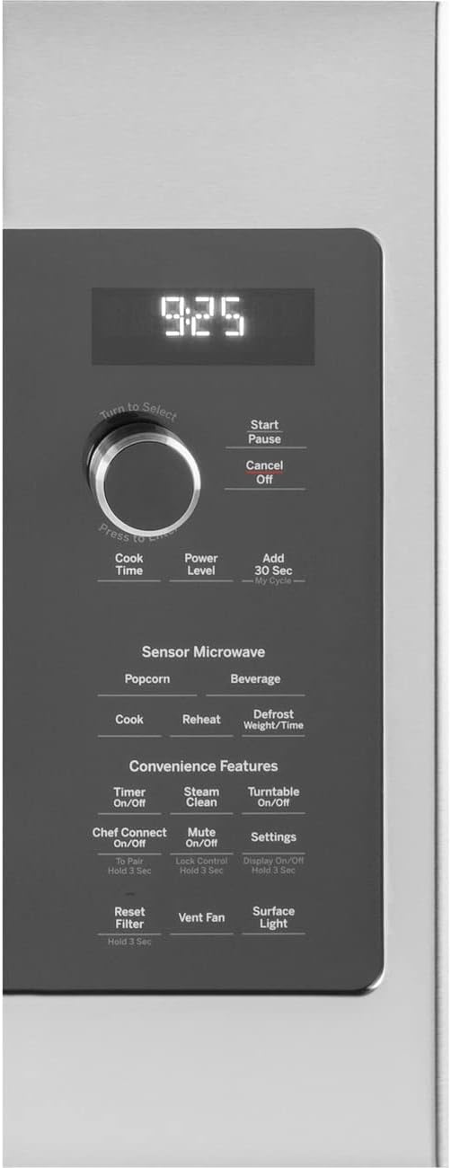 Profile 2.2 cu. ft. Over The Range Microwave in Stainless Steel with Extendable Slide-Out Vent
