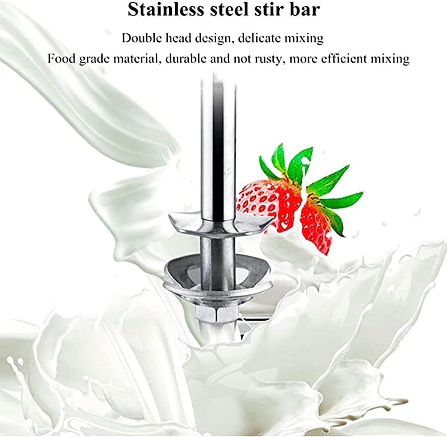 Milkshake Maker,Milkshake Machine, 2 Speed Adjustable Electric Milkshake Maker, Stainless Steel Ice Cream Maker Blender, for Home Business