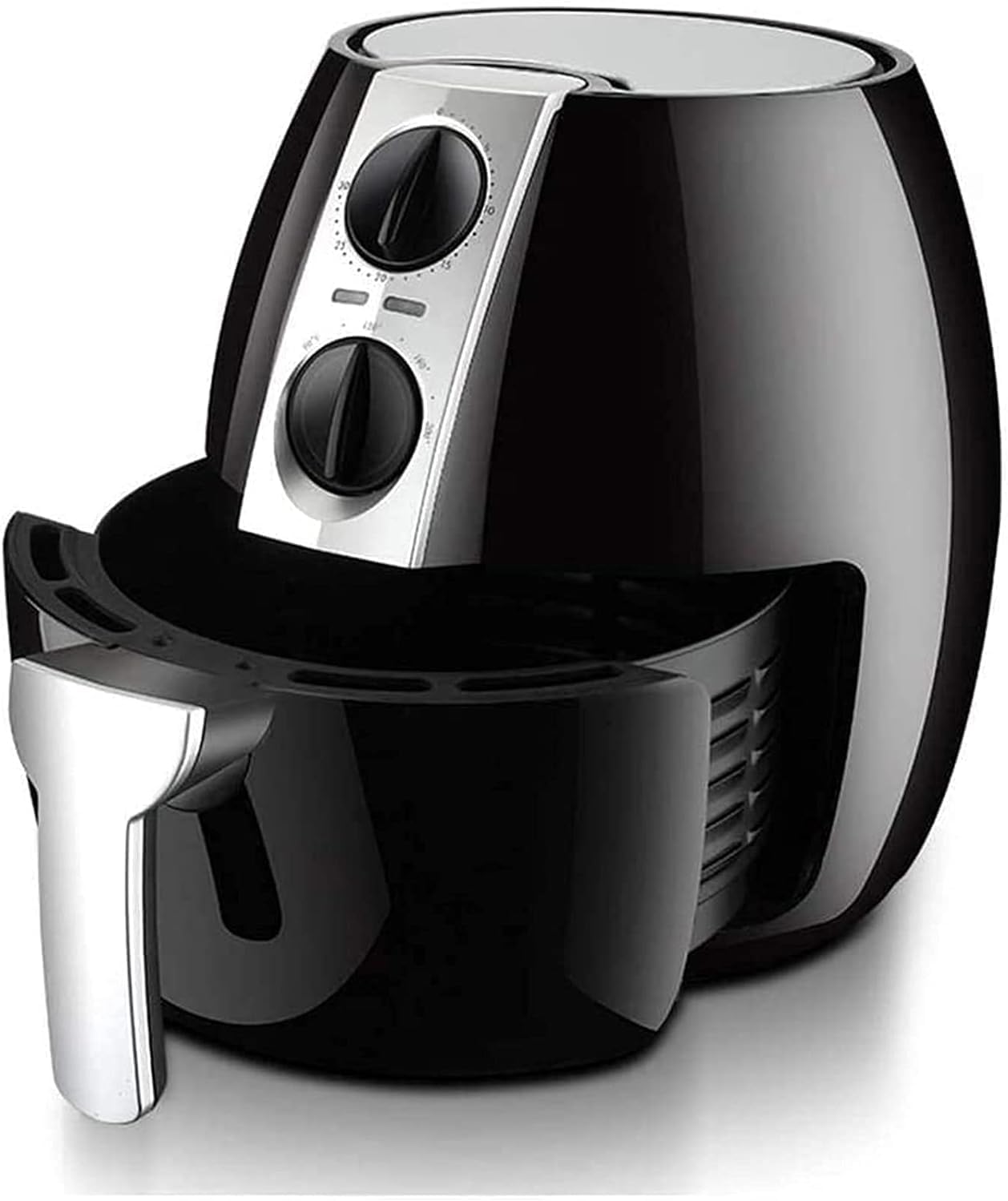 oven mini oven air fryer oven Small Air Fryer, Air Fryer for Home Use 4.5L French Household Multifunctional Oil Free Oveny Low Fat Cooking Double Knob Temperature Time Control Small Air Fryer Oven,