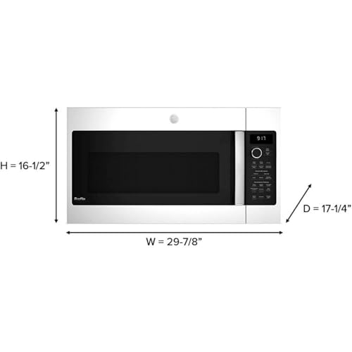 GE Profile 1.7 cu. ft. Over The Range Microwave in Stainless Steel with Air Fry PVM9179SRSS