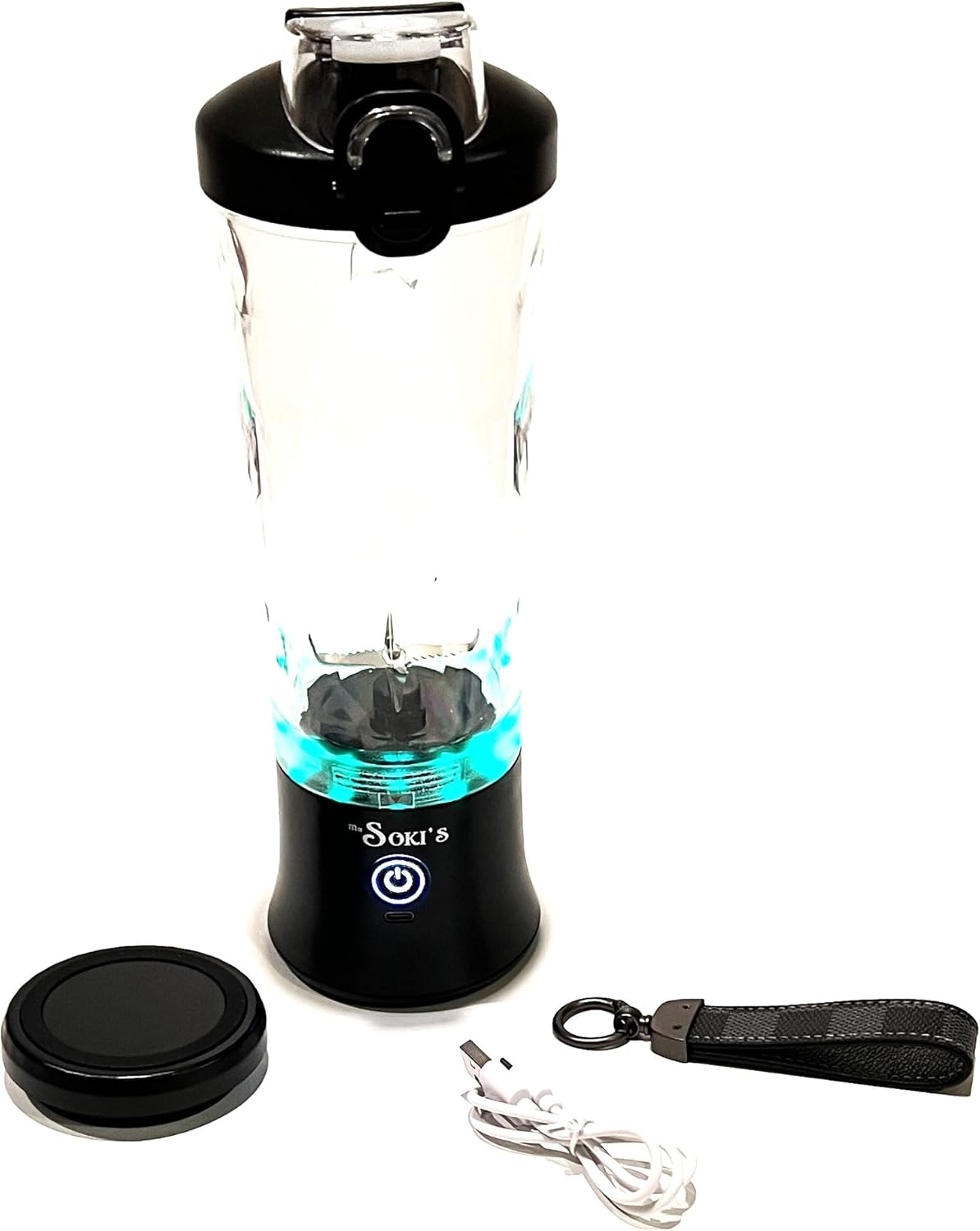 MuSOKI'S Stylish Portable Blender 600ML (Black)