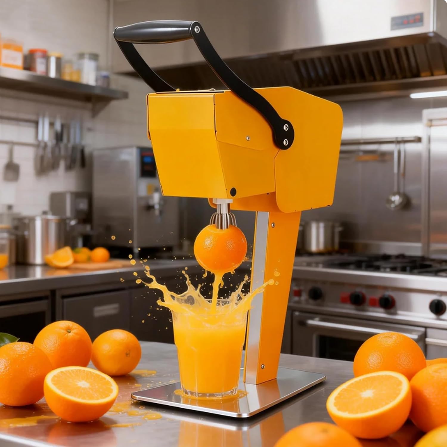 Fresh juicer,Electric Citrus Juicer,72W Commercial Orange Juice Squeezer for Oranges, Lemons, and Limes,Easy to Clean, Countertop Small Kitchen Appliance,10S Fast Juicer