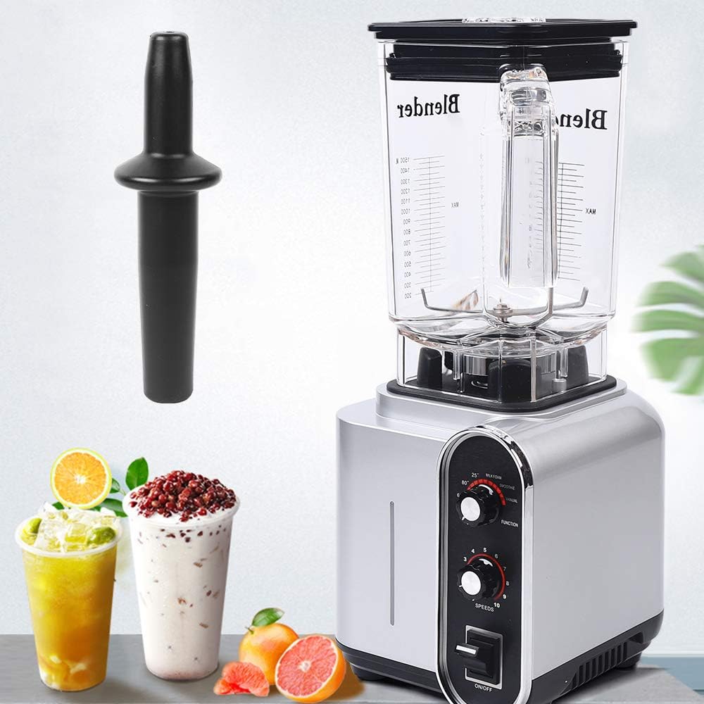 Blender 1450W, Blender with 10 Speed Controls w/Stirring Rod -Alloy Steel Blade, Blender for Shakes and Smoothies available for Ice/Soup/Nut,7.08 x 7.87 x17.7 inches