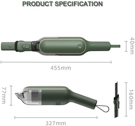 Handheld Vacuum Cordless,Handheld Cleaner Car Powerful Quickly Recharge Portable Mini for Home Car Pets Cleaning Wet Dry Household Cordless for Sofa Carpet Bed Car Cleaning(A)