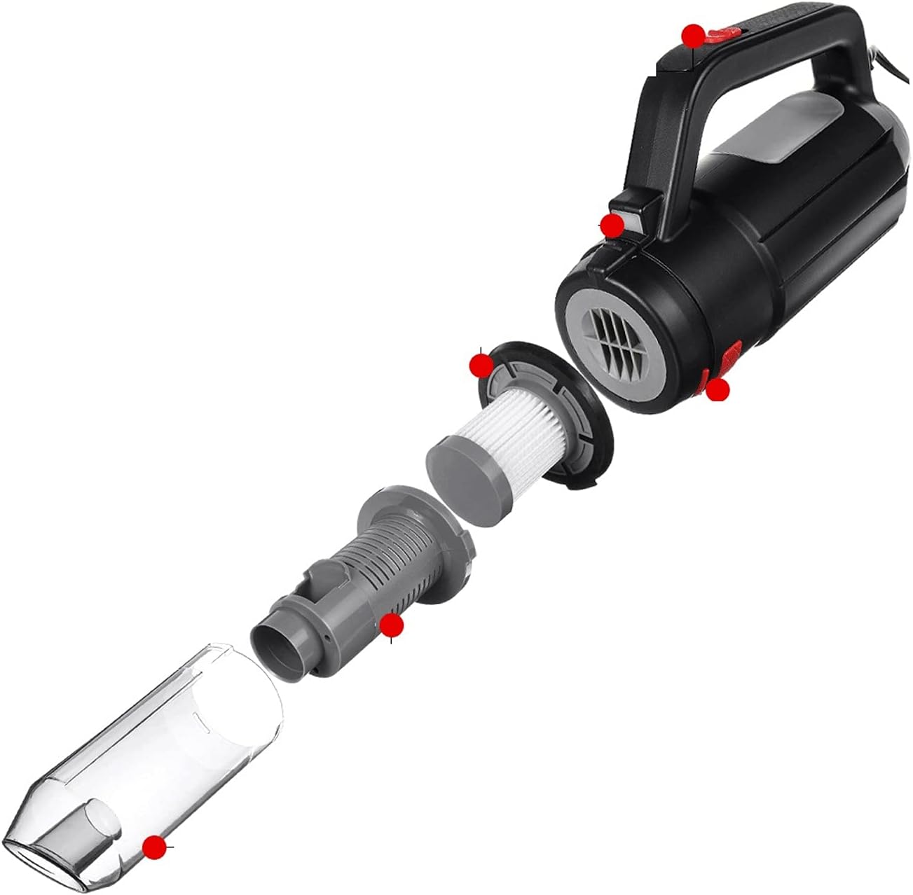 Vacuum Cleaner Portable Car Cleaner Wet/Dry Cleaner Handheld for Home