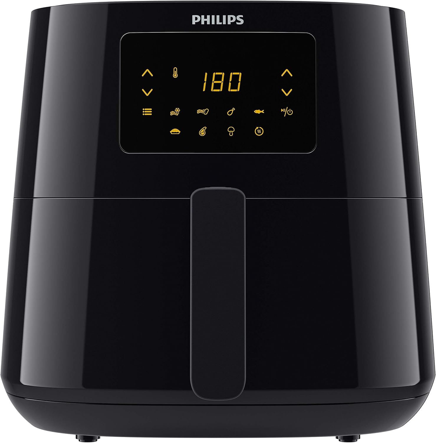 Philips Essential Airfryer XL 2.65lb/6.2L Capacity Digital Airfryer with Rapid Air Technology, Starfish Design, Easy Clean Basket, Black, (HD9270/91)
