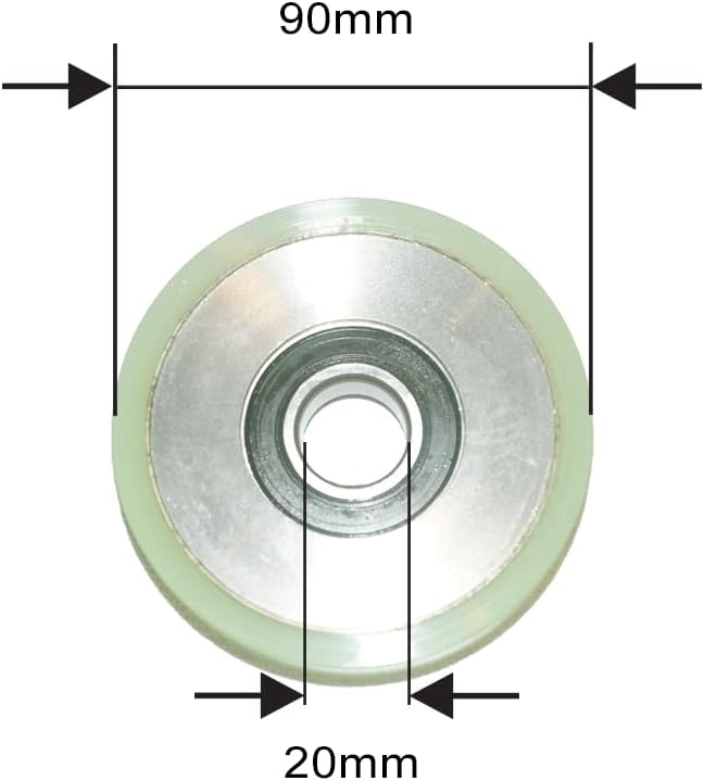 Dryer Drum Support Roller, Replaces 487137607 Electrolux-ELS, LaundryLux, Wascomat