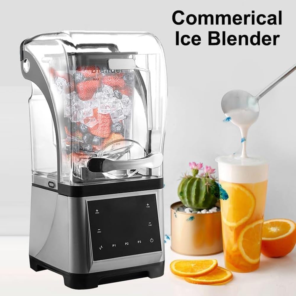 Household Smoothie Blender,Commercial Countertop Blender,1.8L High Speed Smoothie Maker,for Puree Crush Ice Smoothies