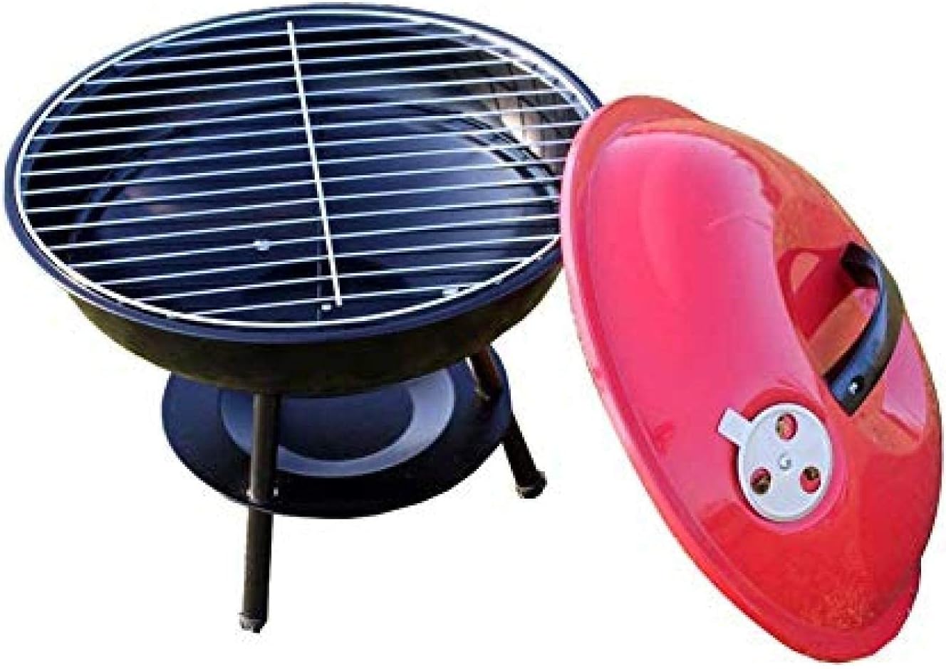 Fire Pit BBQ Grill Fire Bowl Outdoor Bowl Round Barbecue Household Stove Portable Charcoal Barbecue Grill Barbecue Heating in Winter