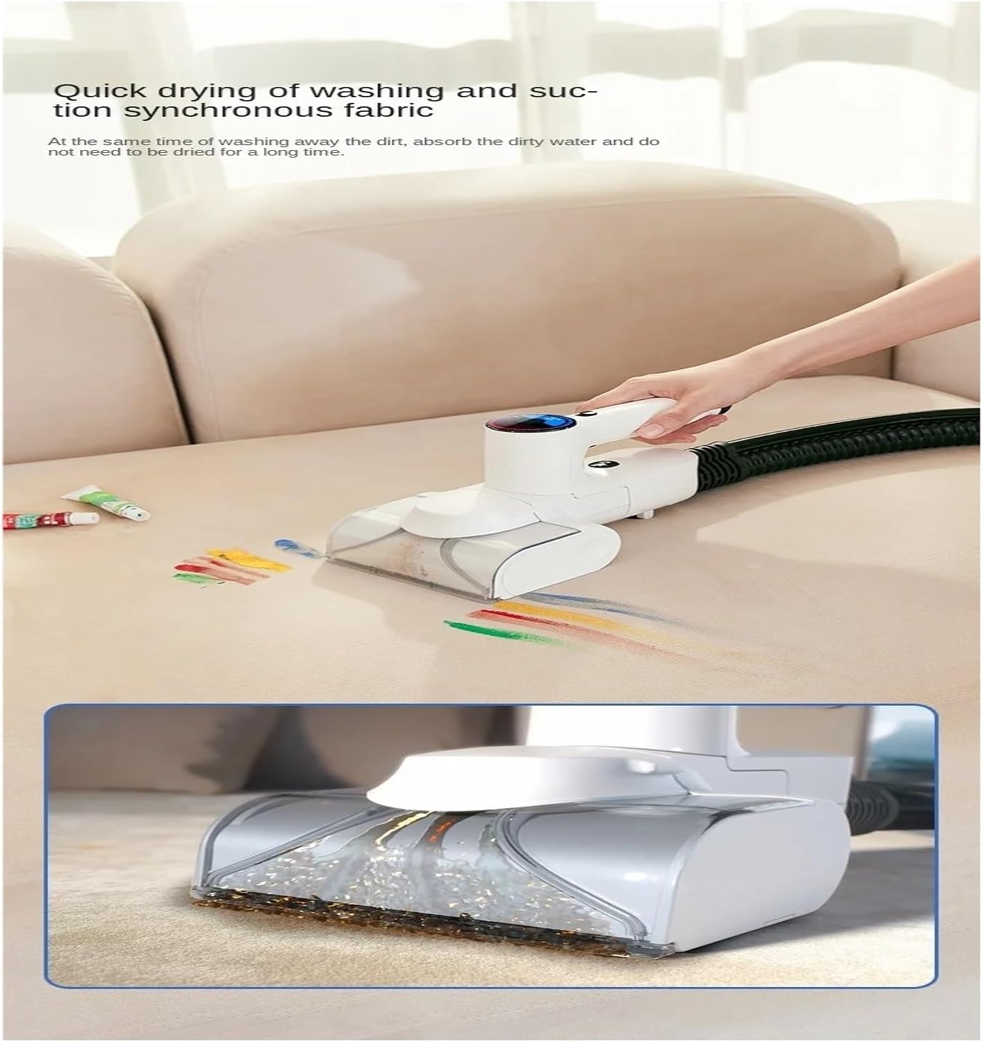 Compatible for TINECO。 Fabric Cleaning Solution for Fabric Cleaners， Vacuum Cleaner Spare Parts (Color : 21pcs)