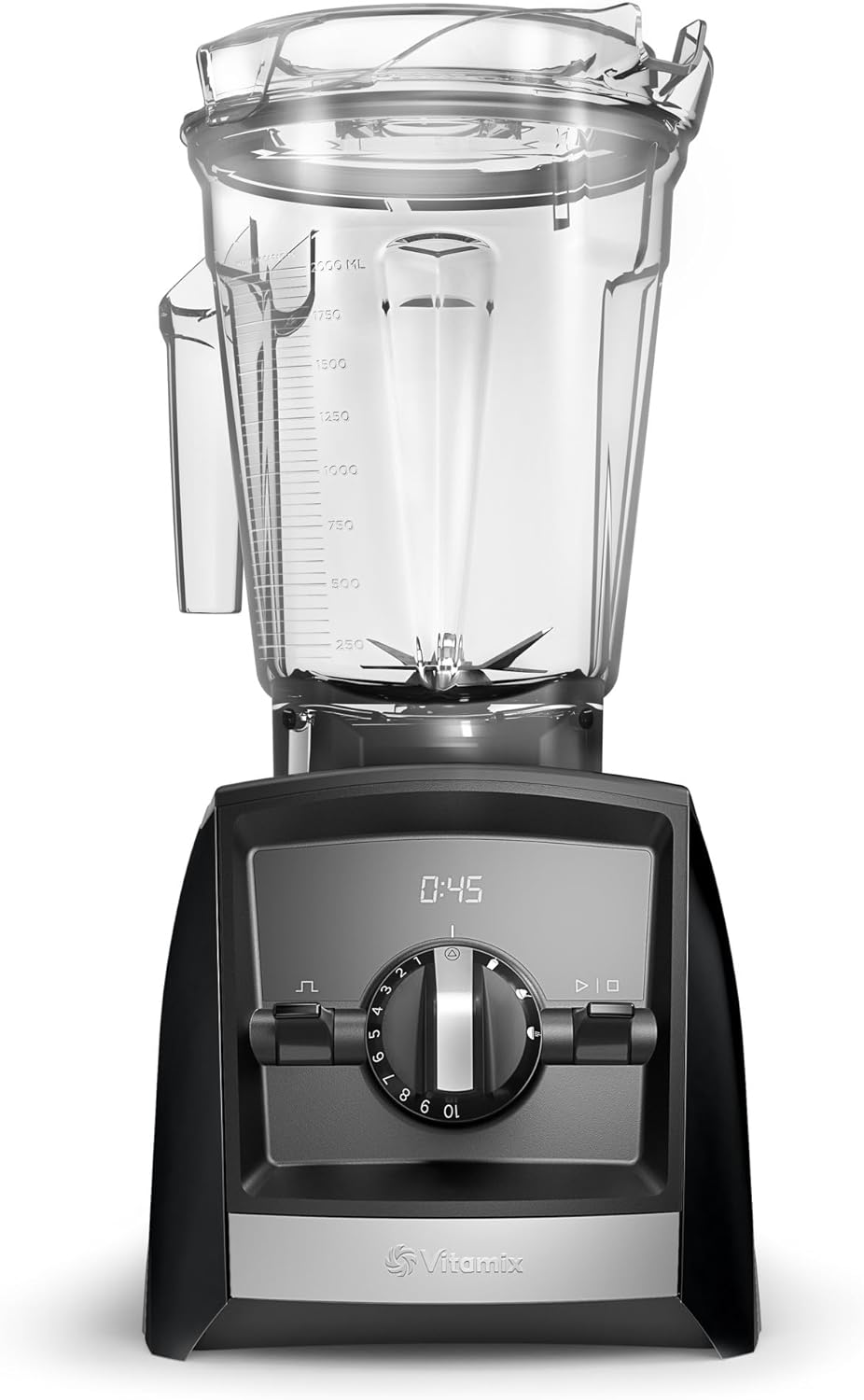 Vitamix A2500 Ascent Series Smart Blender, Professional-Grade, 64 oz. Low-Profile Container, Black