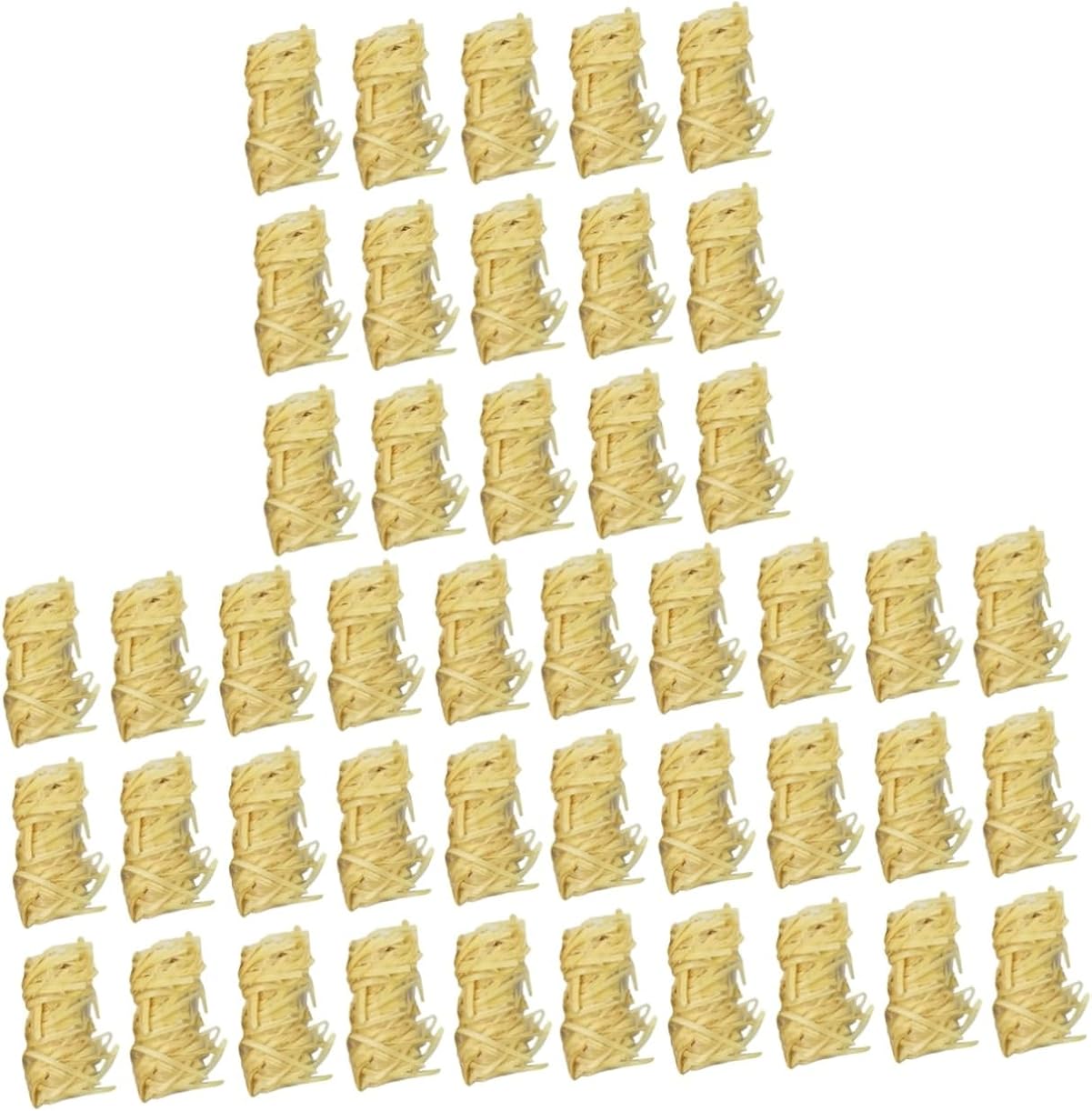 YARNOW 160pcs Eco-Friendly Campfire Sticks Easy to Use Grill Fire Starter for Camping