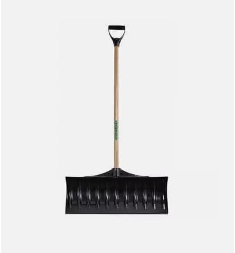 1628600Gr Snow Shovel W/ 30 in W Blade, 42 in L Poly/Wood Handle W/，Replacement for Union Tools OEM