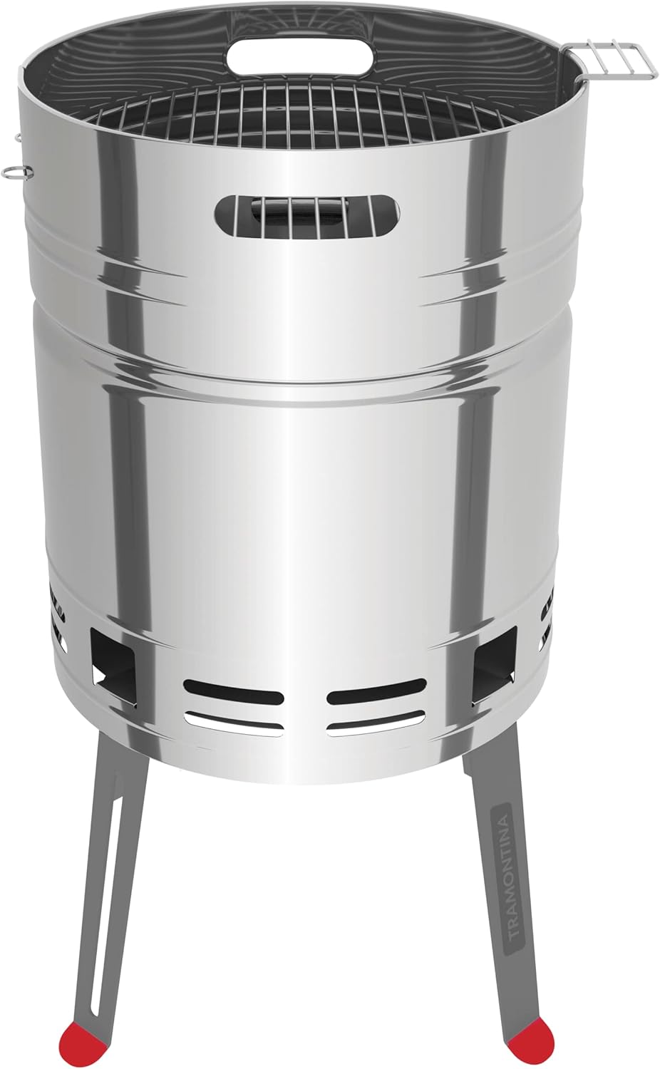 Tramontina TCP-400 26500/006 Shrasco Barbecue Grill, Diameter 15.7 inches (40 cm), For Charcoal Stoves, Tubular Grill, Made in Brazil