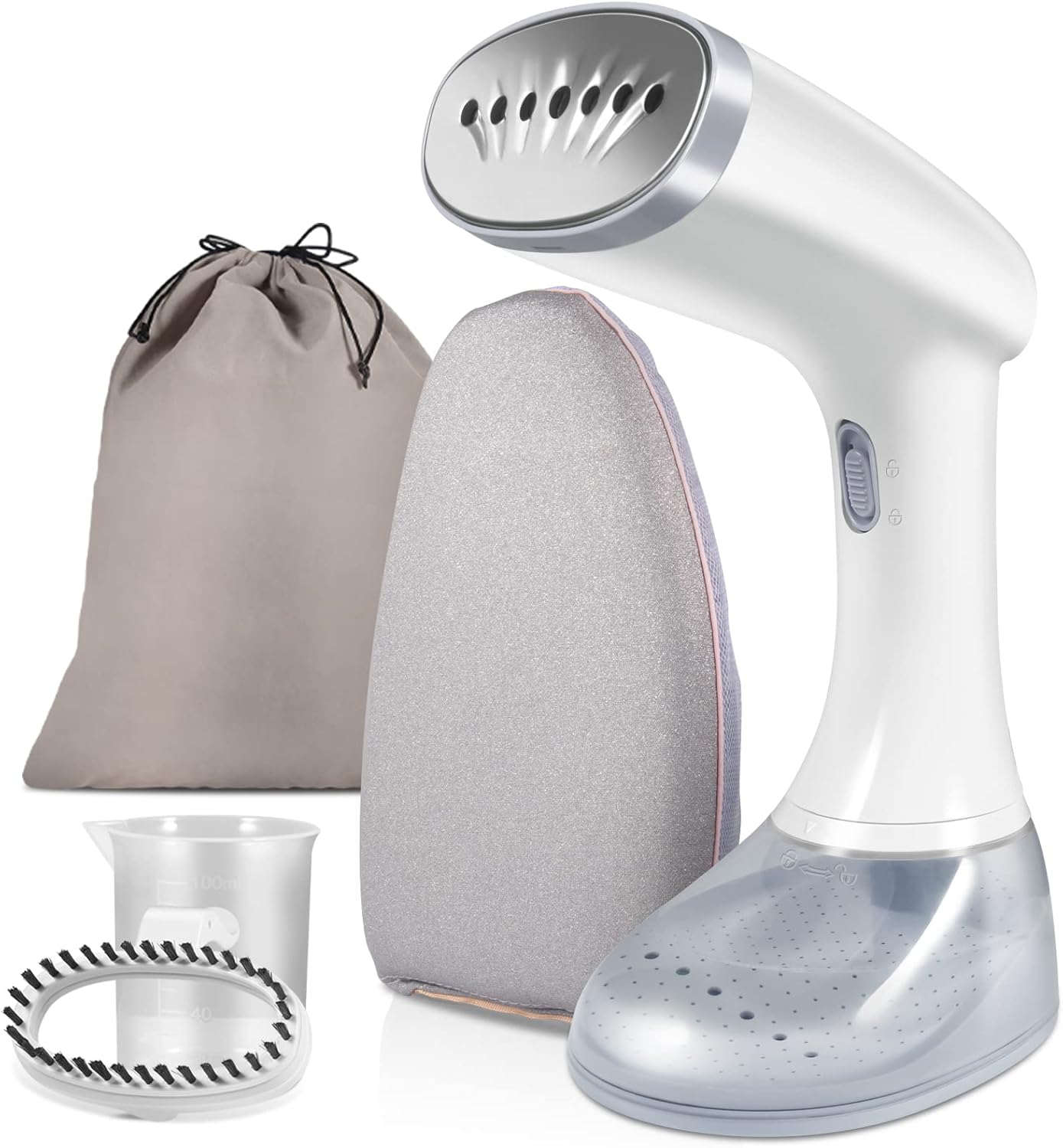 30S Fast Heat-up Remove Wrinkles Steamer Clothes 1350W Handheld Clothes Steamers Home Curtains Clothes Garment Steamers 380ML Detachable Water Tank Heat Insulation Gloves